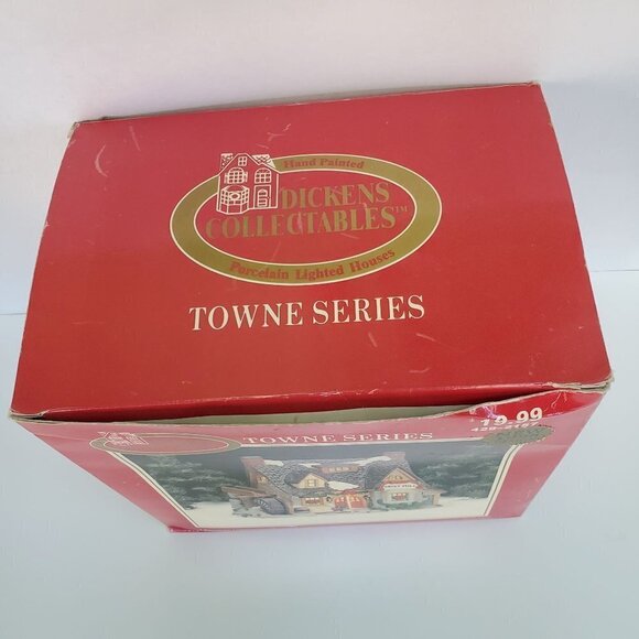 Dickens Collectables Towne Series Grist Mill Lighted House Original Box - Picture 8 of 8
